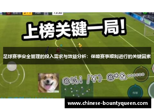 足球赛事安全管理的投入需求与效益分析：保障赛事顺利进行的关键因素